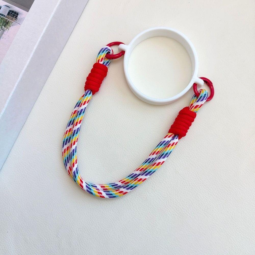 2PCS Silicone Ring Water Bottle Handle Strap Reusable DIY Water Bottle Sling Carrier Resilient Universal Water Cup Holder Strap