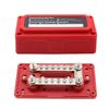 300A 48V DC Busbar Box 4/12 Terminal M10/M6 Studs Bus Bar Power Distribution Block Bus Bar for Car RV Truck Marine Boat Vehicles