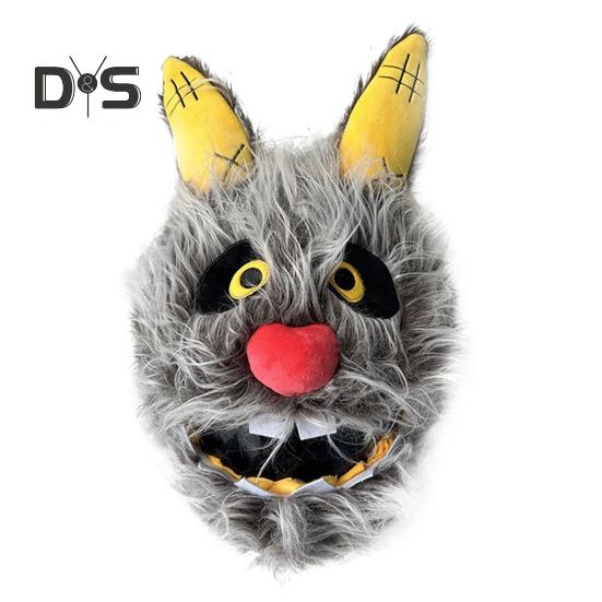 

Плюшевый чехол для шлема мотоцикла, декоративный, пылезащитный, универсальный, мультяшный, с изображением дьявола, кролика, пчелы, Санта-коровы, мотоцикла, полный защитный шлем B