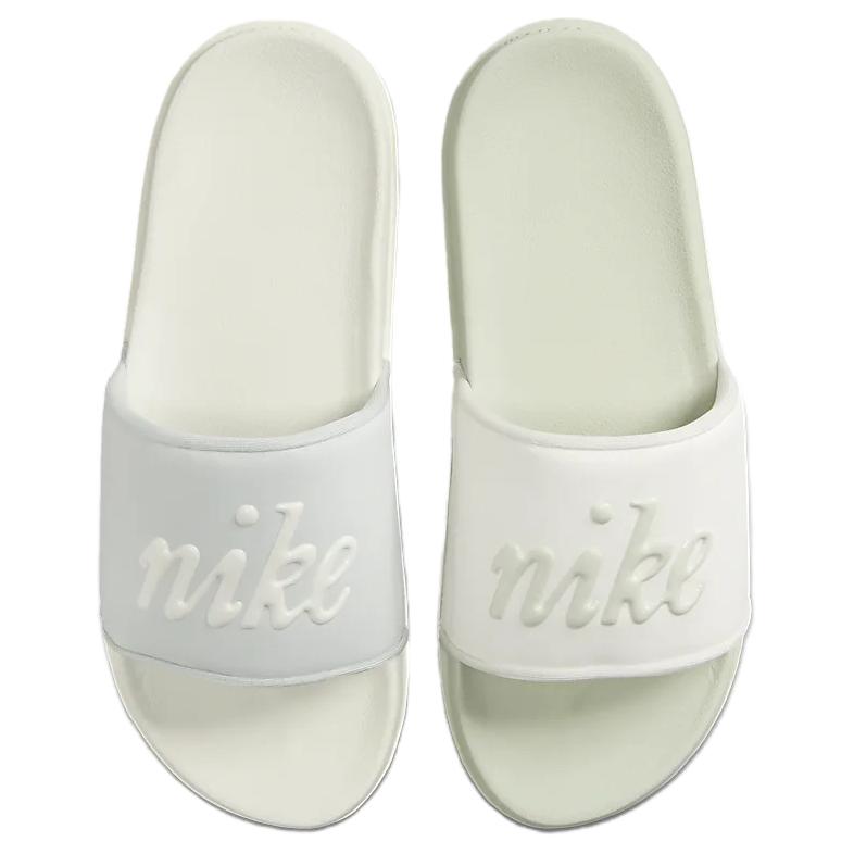 Nike Offcourt Yin Yang Colorway Comfortable Non-Slip Slide Sandals Women Footwear White Silver FQ7646-101