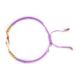 Jeshayuan Nuovi Braccialetti con Bandiera Mappa della Palestina per Donne Doppio Strato Ciondolo Mappa Paese Acciaio Inossidabile Braccialetto Corda per Coppia Regalo