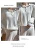 Women's Cashmere Hooded Knit Sweater - Autumn/Winter Collection, Loose Fit, Short Pullover Hoodie.
