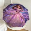 1PC Princess Castle Umbrella-8-Rib Reinforced, Automatic Open, Lightweight & Durable, Fashion Accessory for Outdoor, J0382