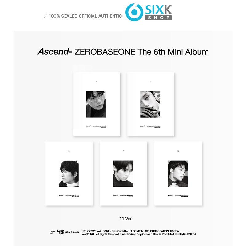 [Pre-order] ZEROBASEONE - 6th Mini Album [ASCEND-] 11 Ver(LUCKY DRAW)