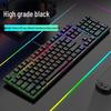 Wired RGB Mechanical Keyboard with Blue Switches, 104 Keys - Perfect for Gaming & Office Use