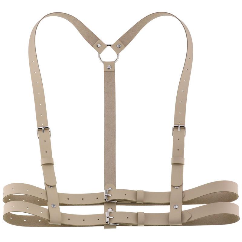 Decopunk New Leather Harness Garters Sexy Lady Body Bondage Lingerie Cage Sculpting Harness Goth Harajuku Suspenders Sword Belt