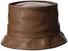 Sense of Grace FL Pork Pie Hat, Dark Brown, Faux Leather, Japan, Free Size