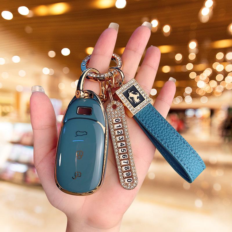 Premium Vollabdeckung Auto Schlüsselhülle