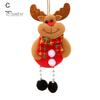 Hängendes Ornament, superweich, bezauberndes Aussehen, Lanyard-Design, fusselfrei, lichtbeständig, dekoratives Tuch, kleiner Anhänger, Plüschpuppe, Weihnachtsbaumdekoration