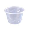Saikeyou Contenants Alimentaires Rondes Jetables en Plastique 450ml avec Couvercles (Paquet de 450)