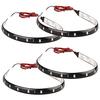 4Pcs 30cm 3528 SMD 15 LED Car Trucks Motor Grill Flexible Waterproof Light Strips