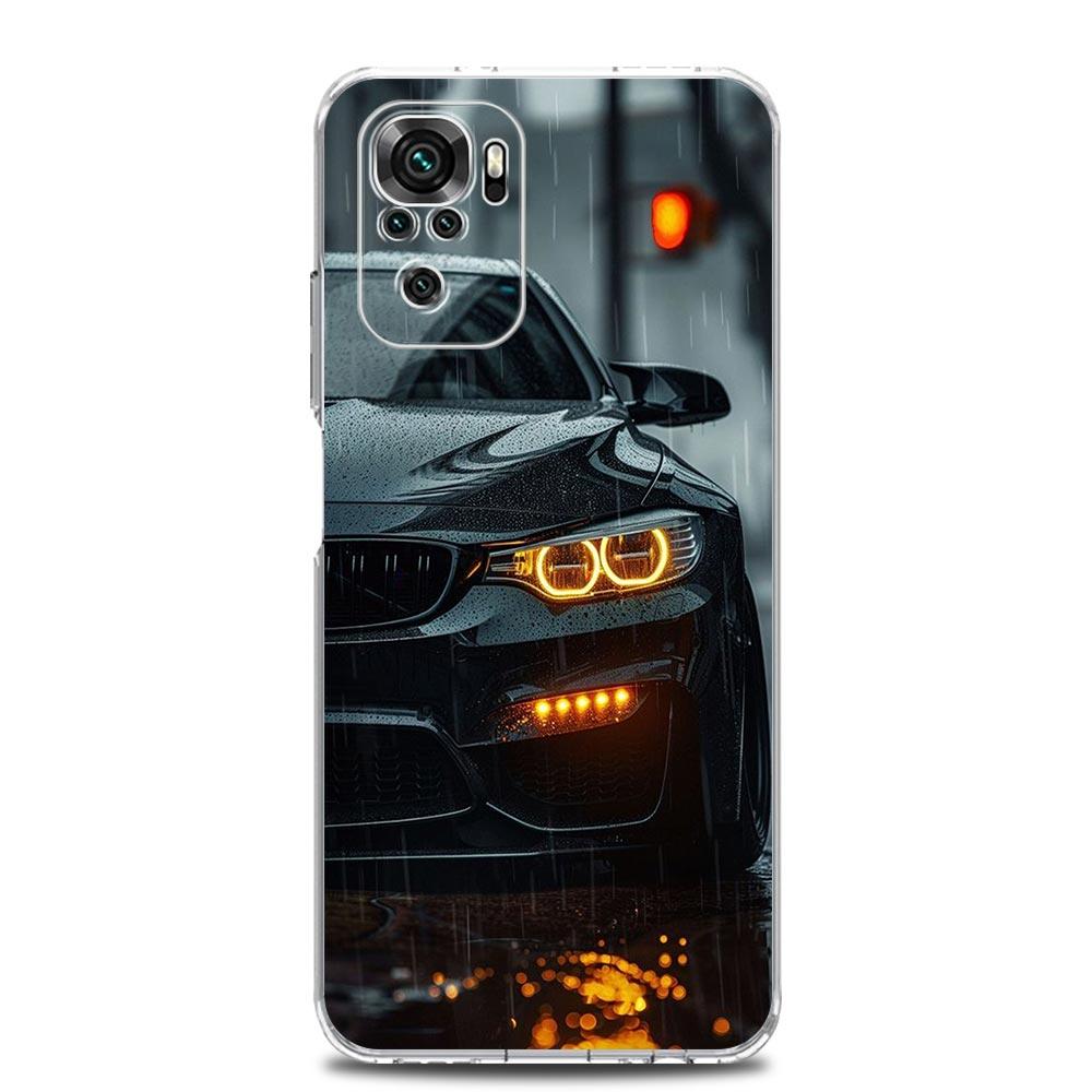 Phone Case For Xiaomi Redmi Note 13 12 5G 9S 9 8 10 11 Pro Plus 4G 9T 13C 12C 10C 9C 9A 7 Pro Clear Cover Super Car Sport