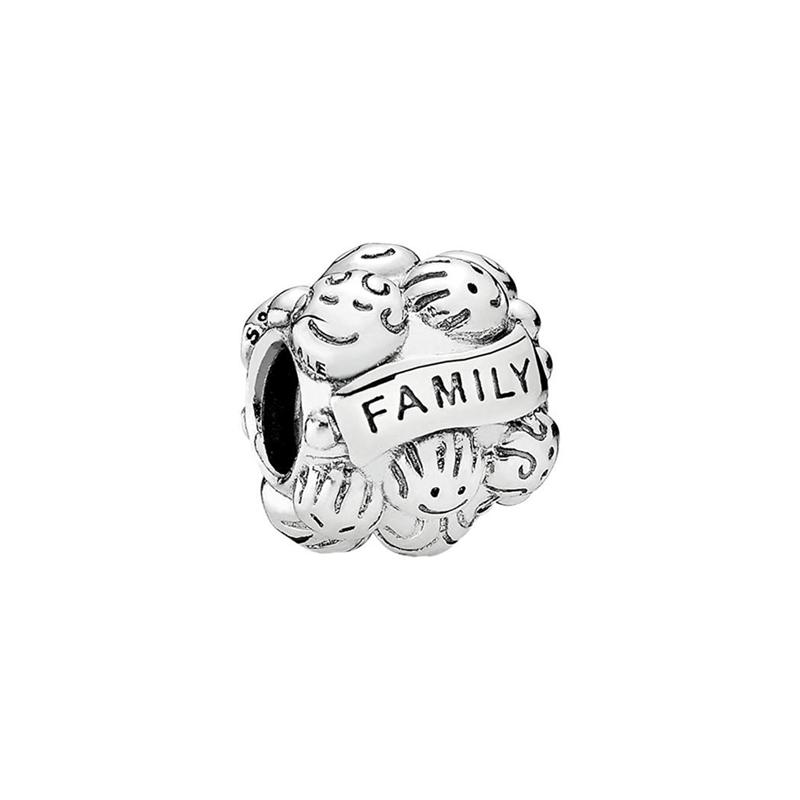 Pandora Three-dimensional letters 925 silver accessories women s silver 791039