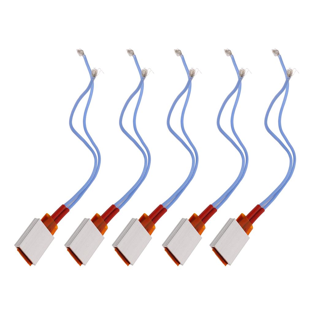 5 Pcs PTC Heating Element Continuous Heat Output Automatic Constant Temperature Ceramic Thermostat Heater Plate