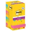 Adhesive Notepad - POST-IT - Super Sticky Notes - 76 X 76 Mm - 90 Sheets - 12 Pads Assorted Colors