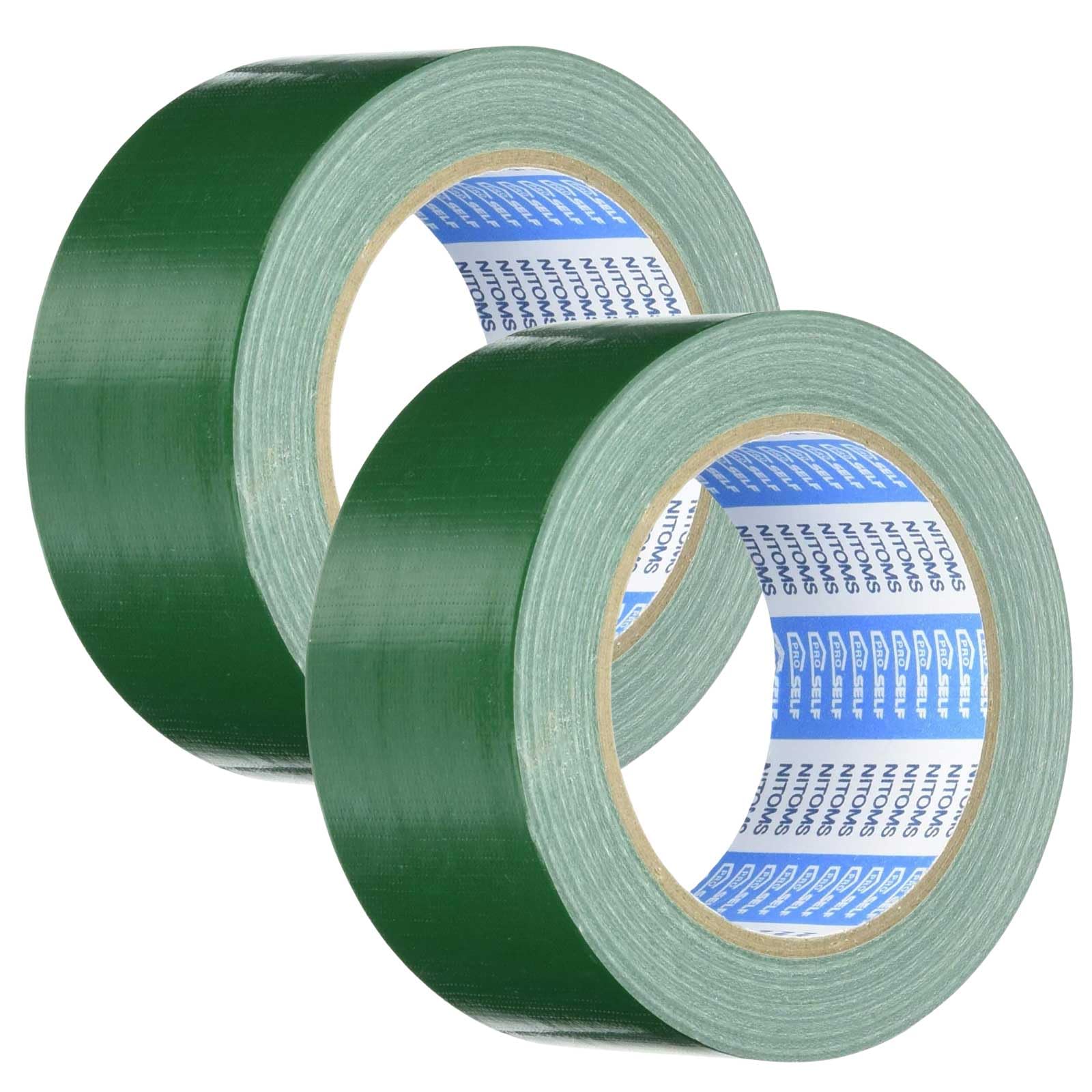 

Nitoms PROSELF Colored Cloth Adhesive Tape 50mm Wide x 25m Set of for Trash and A9074 SE, Green, Long, 2, Packaging, Cardboard, Cans, Reinforcement, зелёный