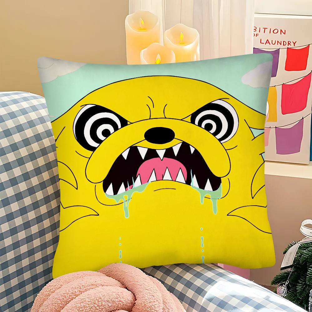 

Princess Bubblegum And Marceline Pillow Case Fashion Square Pillowcase Bedroom Sofa Room Ins Decoration Leisure Cushion Cover 16x16Inch