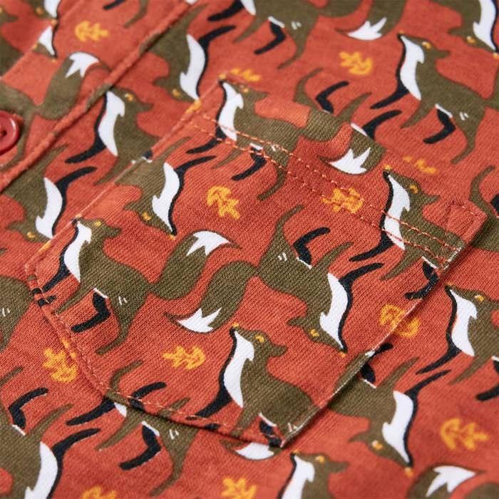 Chemise pour enfants rouillé clair 92/104/116/128/140