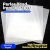 50/100PCS Handmade Perler Beads Baking Paper Toy Accessories Iron-on Mat Advanced Ironing Sheet Ironing Aids Reusable