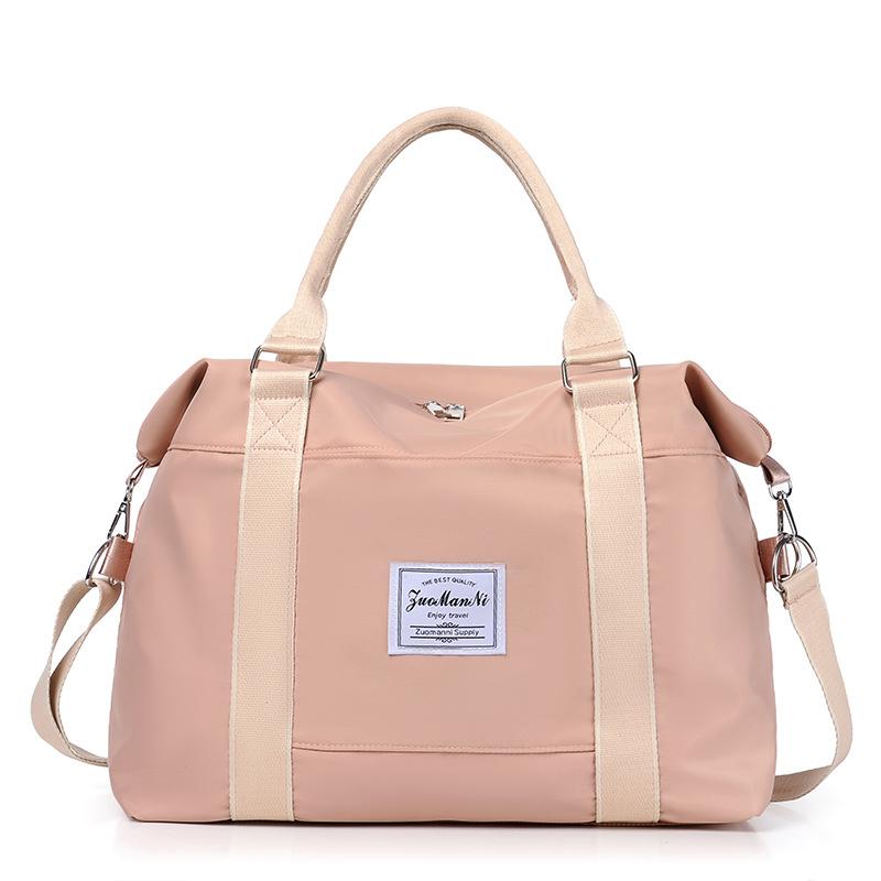 

Дорожная сумка для хранения, разделение сухого и влажного, спортивная сумка на плечо, сумка для йоги, фитнес-сумка, дорожная сумка большой вместимости розовый