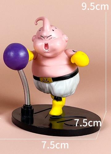 Majin Buu Figures Fitness Body Building Dragon Ball Z Majin Buu Cute Figure Collection Model Toys Action Figures Anime Figure