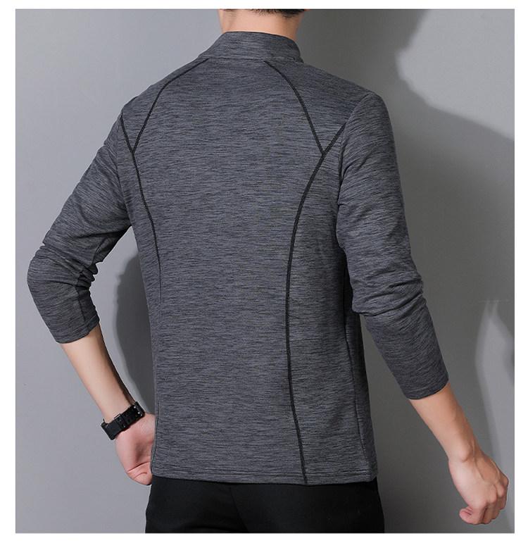 Men's Warm Fleece Pullover Hoodie - Autumn/Winter Outdoor Breathable Velvet Base Layer