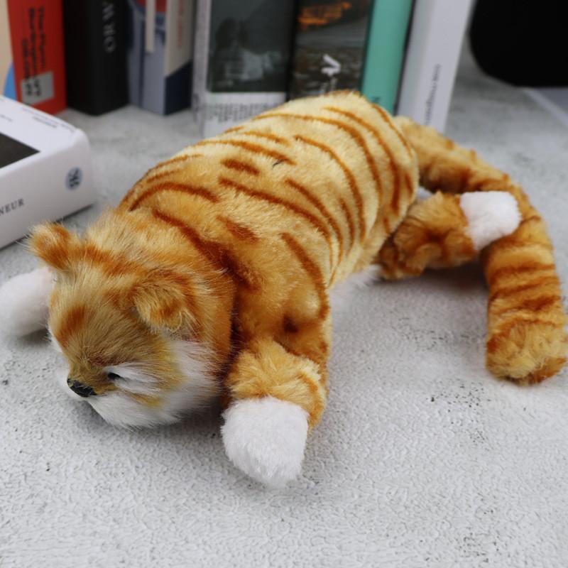 Gatto Peluche Elettrico Rotolante Con Suono Per Gioco e Intrattenimento dei Bambini