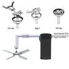 Universal Wireless Smart Ceiling Fan Light Remote & Timer Controller (90-175V)