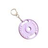 Keychain Pendant Small Barbell Charm Gym Keyring Sports Style Mini Fitness