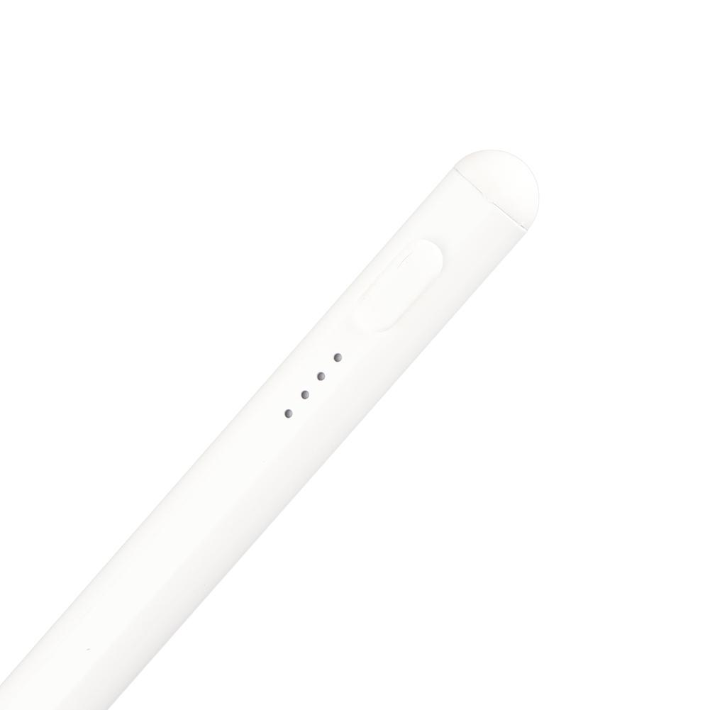 2259 Tablet-Stift für IOS-Tablet mit 2 Ersatzspitzen Magnetische Adsorption USB-Anschluss Stift Weiß