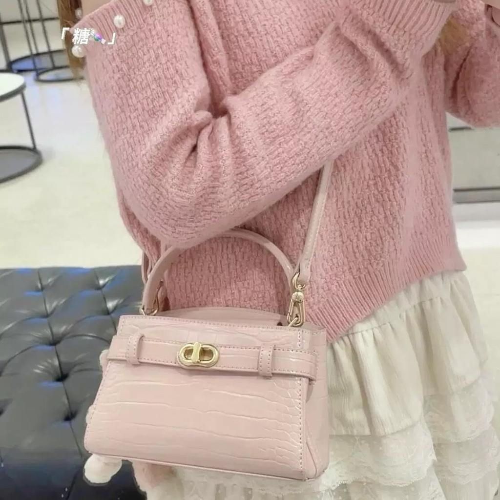 Spring and Summer New Portable Small Square Bag New Crocodile Pattern Bag Fashionable Versatile Commuter Single Shoulder Oblique Span Bag