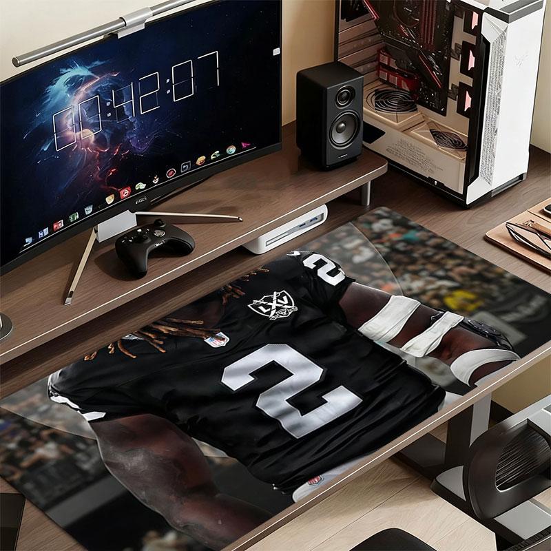 Ashton Jeanty Mouse Pad, Large Gaming Desk Mat, Non-slip XXL Mousepad for Laptop & Tablet, Mini PC Playmat with Stitched Edges