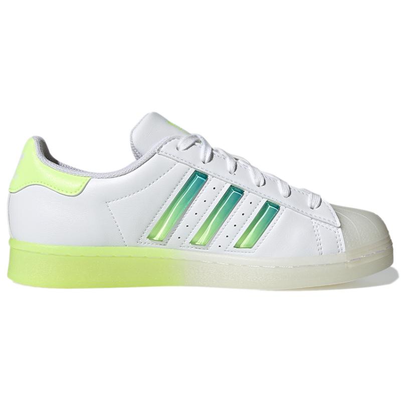 Adidas Originals Superstar 'White Yellow Green' Women's Sneakers GW4909