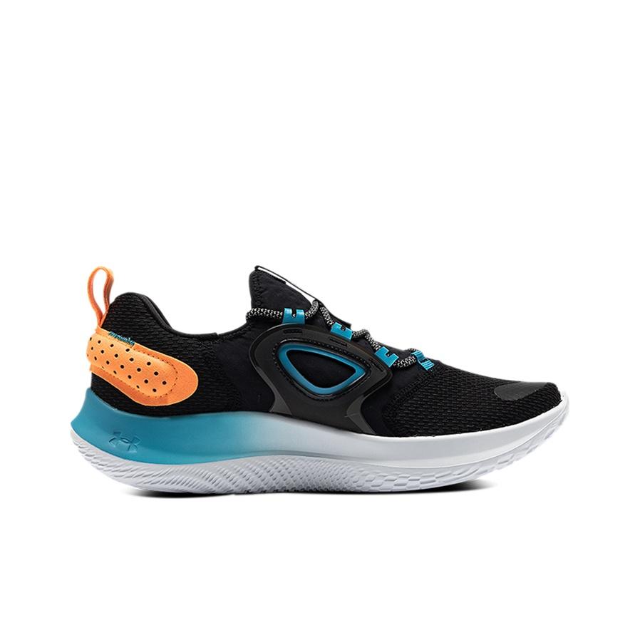 Under Armour Flow Velociti Wind Sportlicher Stoff Niedrig geschnitten Freizeit Laufschuhe Herren Sneaker Schwarz 3024197-001