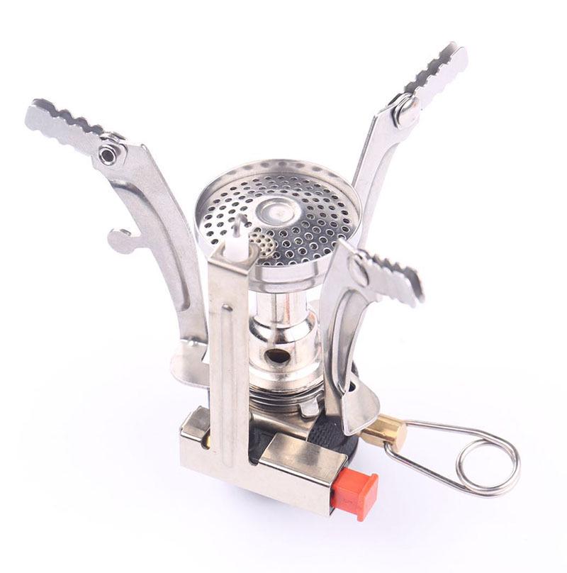 Foldable Mini Electric Ignition Camping Stove - Portable for Outdoor BBQ and Picnics