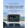 Smart Solar Power TPMS Car Tire Pressure Monitoring System Alarm Tyre Air Pressure Meter Gauge Temperature Warning 4 Sensors