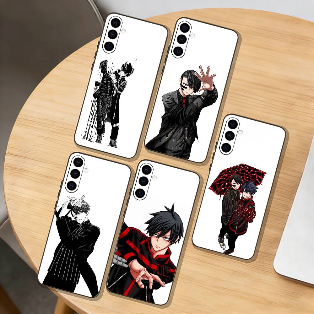 T-TOUGE-N-ANKI Coque de téléphone pour Samsung Galaxy A73, A72, A71, A70, A53, A52, A51, Autres Housse souple noire