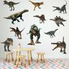 Cartoon-Jurassic-Dinosaurier-Wandaufkleber für Wohnzimmer, Kinderspielzimmer, Schlafzimmer, Dekoration, Wandkunst-Aufkleber