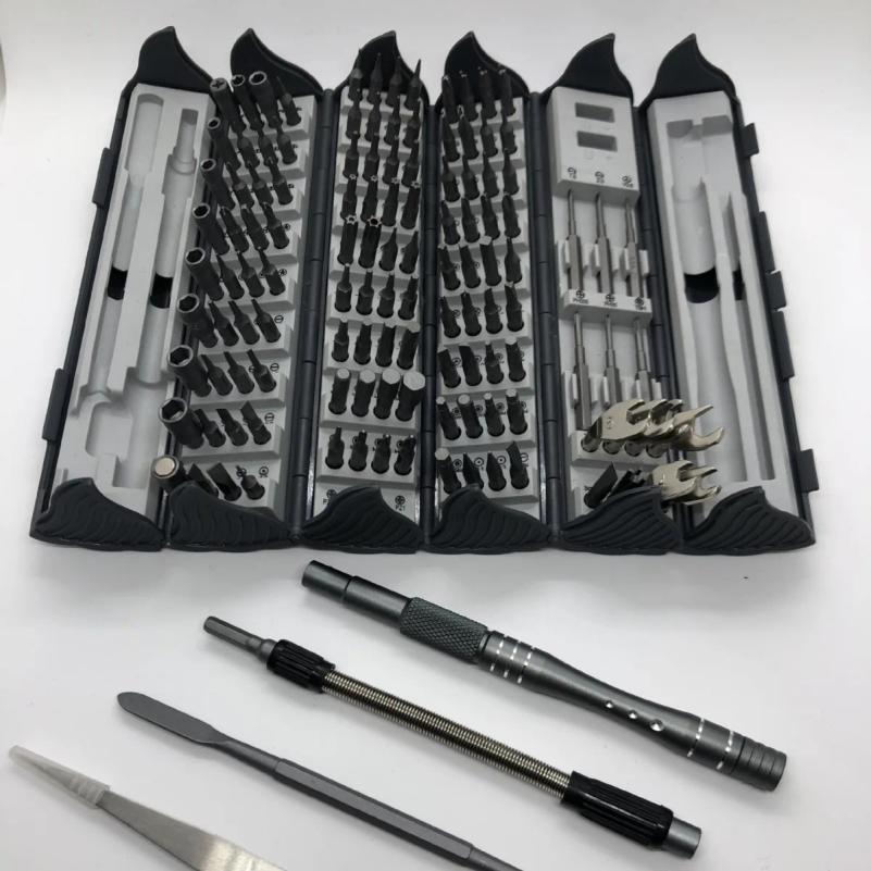 Multi-function Precision Screwdriver Set 128 In 1 Manual Repair Tools Magnetic Phillips Torx Screw Driver Bits for iPhone PC