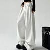 Oversized Women Gray Sweatpants Y2K America Style Retro Baggy Pants Female Casual Sports Streetwear Hip Hop Trousers 2025