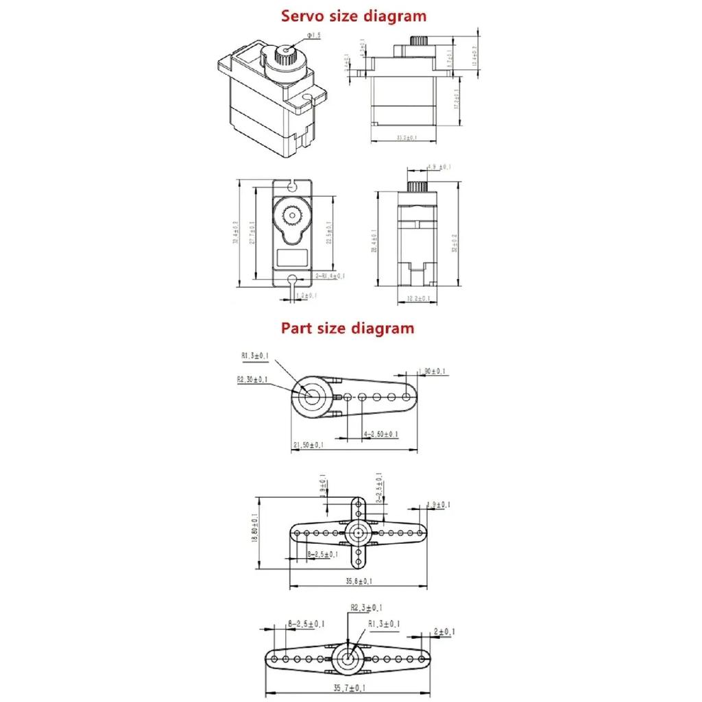 Bulk Pack 5/10/20pcs SG90 Micro Servo Motors 9g Load 180/360 Degree Rotation Mount Kit for RC Cars Airplanes Arduino UNO DIY