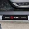 4pc Carbon Fiber Threshold Sticker for Cars Pedal Protection Sticker For Opel Astra J Insignia Astra G Corsa Mokka Vivaro Meriva