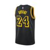 Nike Kobe Mamba Mentality Los Angeles Lakers City Edition Swingman Jersey Black Unisex Tops FN7297-010