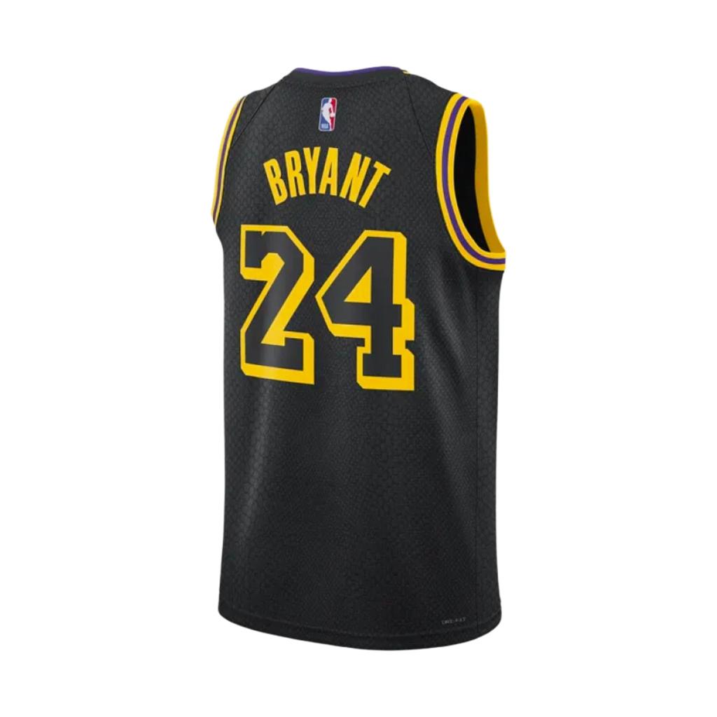 Nike Kobe Mamba Mentality Los Angeles Lakers City Edition Swingman Jersey Black Unisex Tops FN7297-010