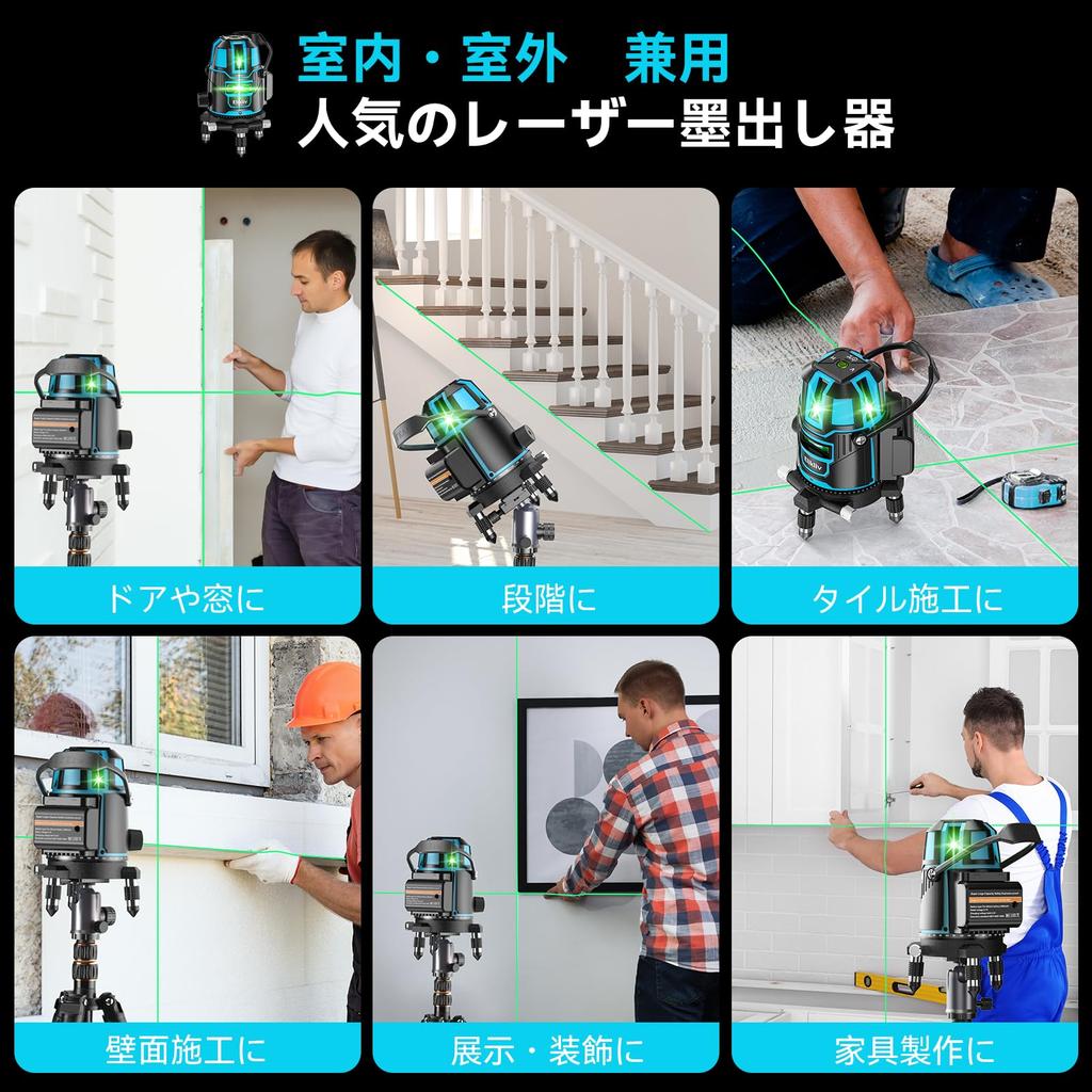 New for Elikliv Laser Green Rotating Large Square Fine DIY Laser Automatic High High Light Ceiling Ground Large Capacity with Model B5 2025 Level,