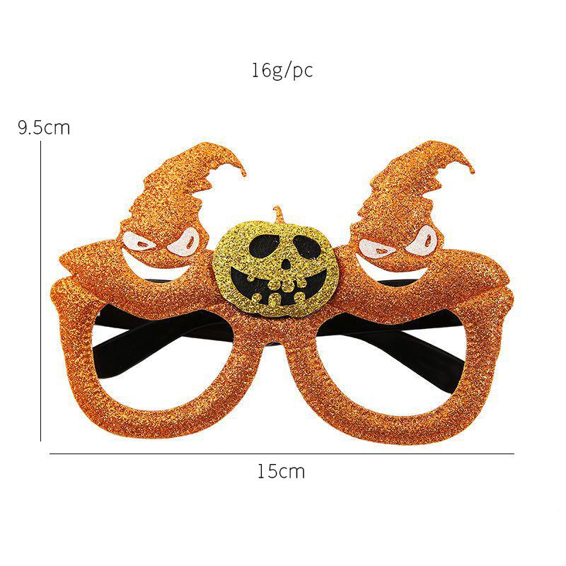 New Halloween Glasses Children's Funny Party Costumes Photo Prop Decorative Goods Skull-and-pumpkin Ghost Day Party