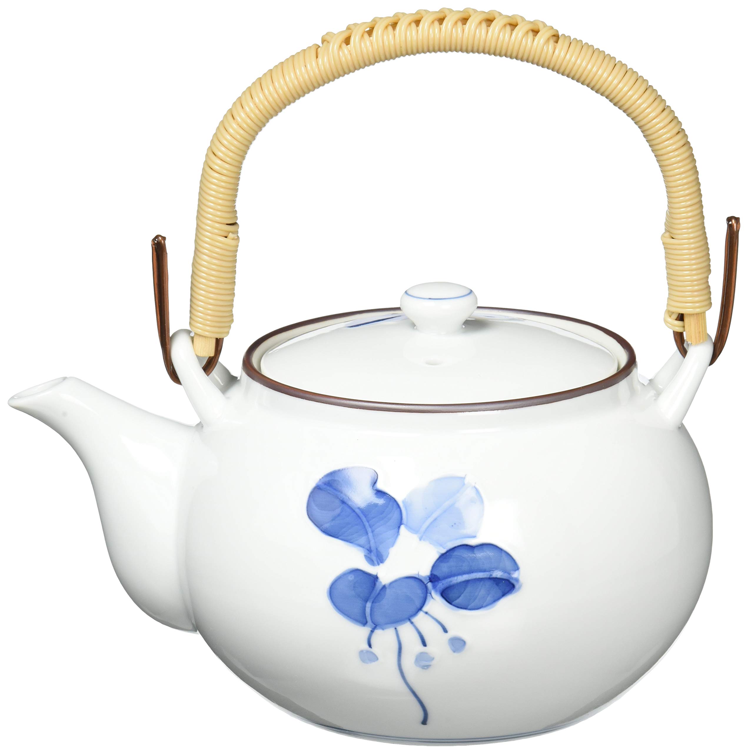 

Hasami ware earthenware teapot, Manryo pattern, size 4, 73471