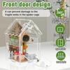 Clear Acrylic Pet Habitat with Ventilation Openings Small Acrylic Animal Home for Proper Ventilation and Security