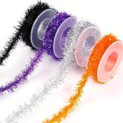 Halloween Decorations Christmas Colored Wool Strips DIY Metal Wire Yarn Holiday Decorations