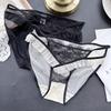 Women's Spring and Summer Mesh Lace Cross Sexy Low Rise Underwear